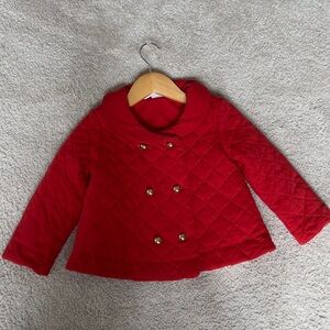 Quilted Red Kids Jacket